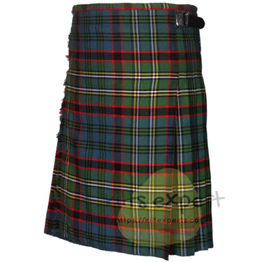 Cunningham Hunting Ancient Tartan Scottish Traditional Kilts – Premium 8 and 5 Yards Kilt - Kilt Experts