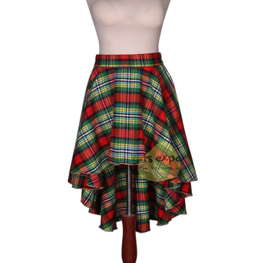 Dundee Old Ancient Tartan High - Low Skirt – 16Oz Acrylic Wool - Kilt Experts