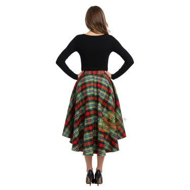 Dundee Old Ancient Tartan High - Low Skirt – 16Oz Acrylic Wool - Kilt Experts