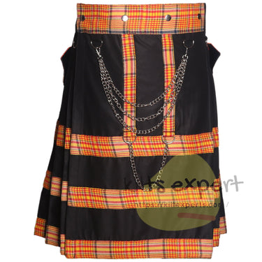 Espana Hybrid Utility Kilt – España Spanish Tartan With Chain - Kilt Experts