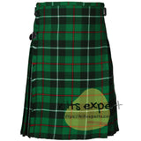 Galloway Hunting Modern Tartan Scottish Traditional Kilts – Premium 8 and 5 Yards Kilt - Kilt Experts