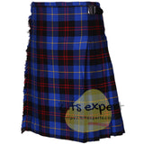Gordon Blue Tartan Scottish Traditional Kilts – Premium 8 and 5 Yards Kilt - Kilt Experts