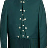 Green Scottish Sheriffmuir Doublet Kilt Jacket with Barathea Wool Argyle Vest - Kilt Experts