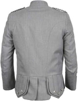 Grey Sheriffmuir Doublet Kilt Jacket with Barathea Wool Vest - Kilt Experts