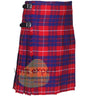 Hamilton Red Modern Tartan Traditional 8 And 5 Yards Kilt - Kilt Experts