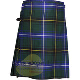 Henderson Ancient tartan kilt - straight front apron view - Kilt Experts