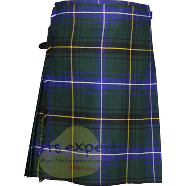 Henderson Ancient tartan kilt - straight front apron view - Kilt Experts