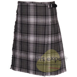Highland Granite Sage Tartan Scottish Traditional Kilts – Premium 8 and 5 Yards Kilt - Kilt Experts