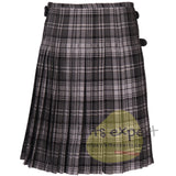 Highland Granite Tartan Scottish Traditional Kilts – Premium 8 and 5 Yards Kilt - Kilt Experts