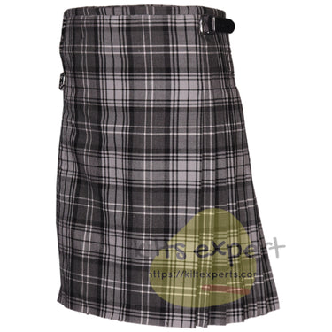 Highland Granite Tartan Scottish Traditional Kilts – Premium 8 and 5 Yards Kilt - Kilt Experts