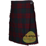 Lindsay Modern Tartan Traditional 8 And 5 Yards Kilt - Kilt Experts
