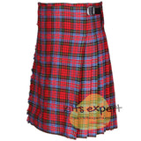 MacPherson Tartan Traditional 8 And 5 Yards Kilt - Kilt Experts
