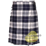 Menzies Dress Navy Tartan Traditional 8 And 5 Yards Kilt - Kilt Experts