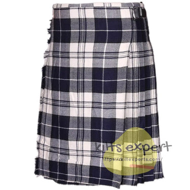 Menzies Dress Navy Tartan Traditional 8 And 5 Yards Kilt - Kilt Experts