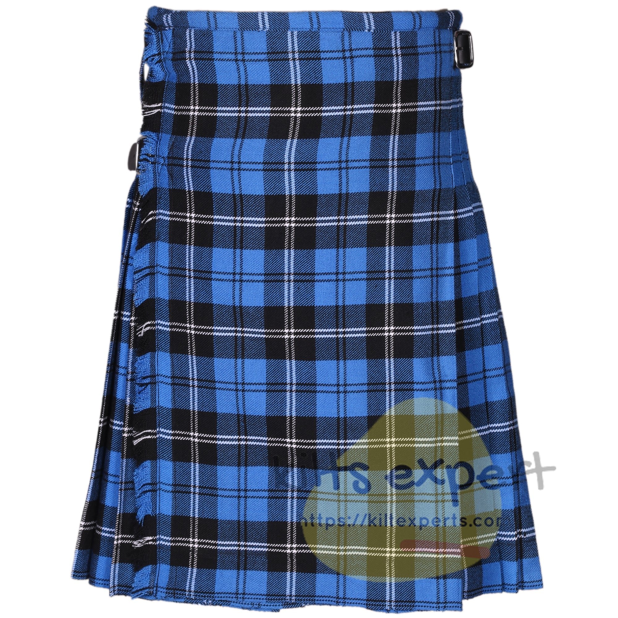 Ramsay Blue Tartan Scottish Traditional Kilts – Premium 8 and 5 Yards Kilt - Kilt Experts