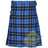 Ramsay Blue Tartan Scottish Traditional Kilts – Premium 8 and 5 Yards Kilt - Kilt Experts
