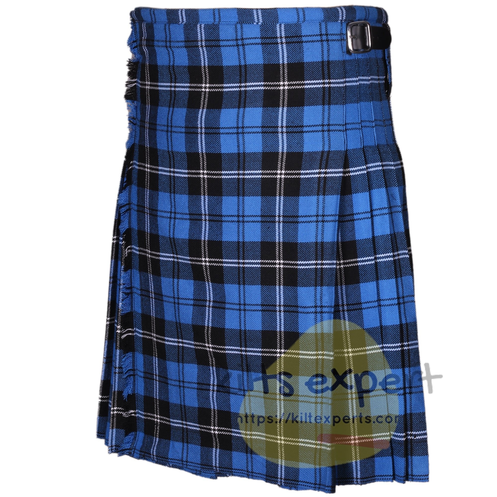 Ramsay Blue Tartan Scottish Traditional Kilts – Premium 8 and 5 Yards Kilt - Kilt Experts
