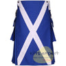 Scotland Flag Modern Utility Kilt with Detachable Pockets - Kilt Experts