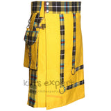 Suncrest Hybrid Utility Kilt – Cornish National Tartan With Detachable Cargo Pockets - Kilt Experts