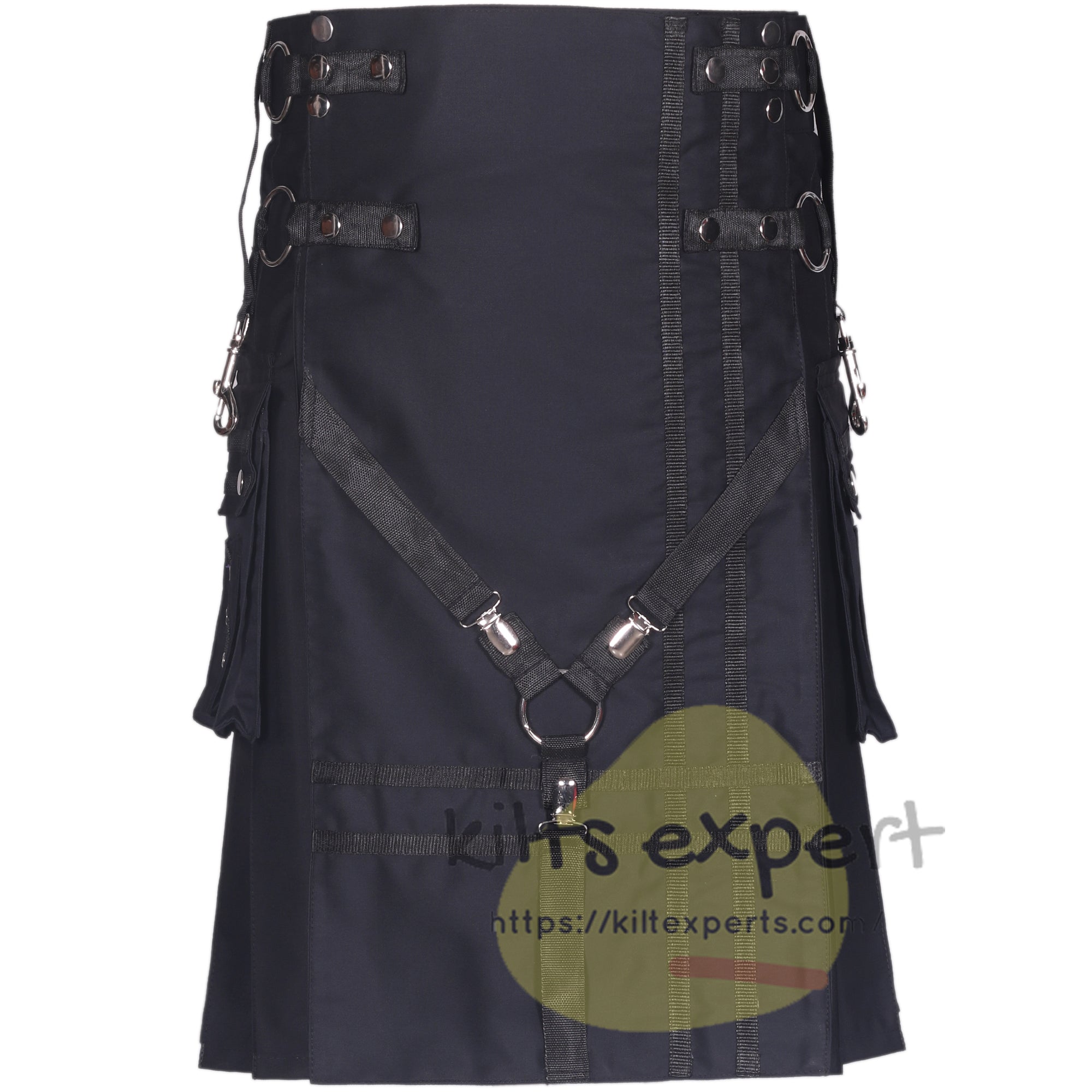 The Black Tactical Utility Kilt – Durable, Functional, and Stylish - Kilt Experts