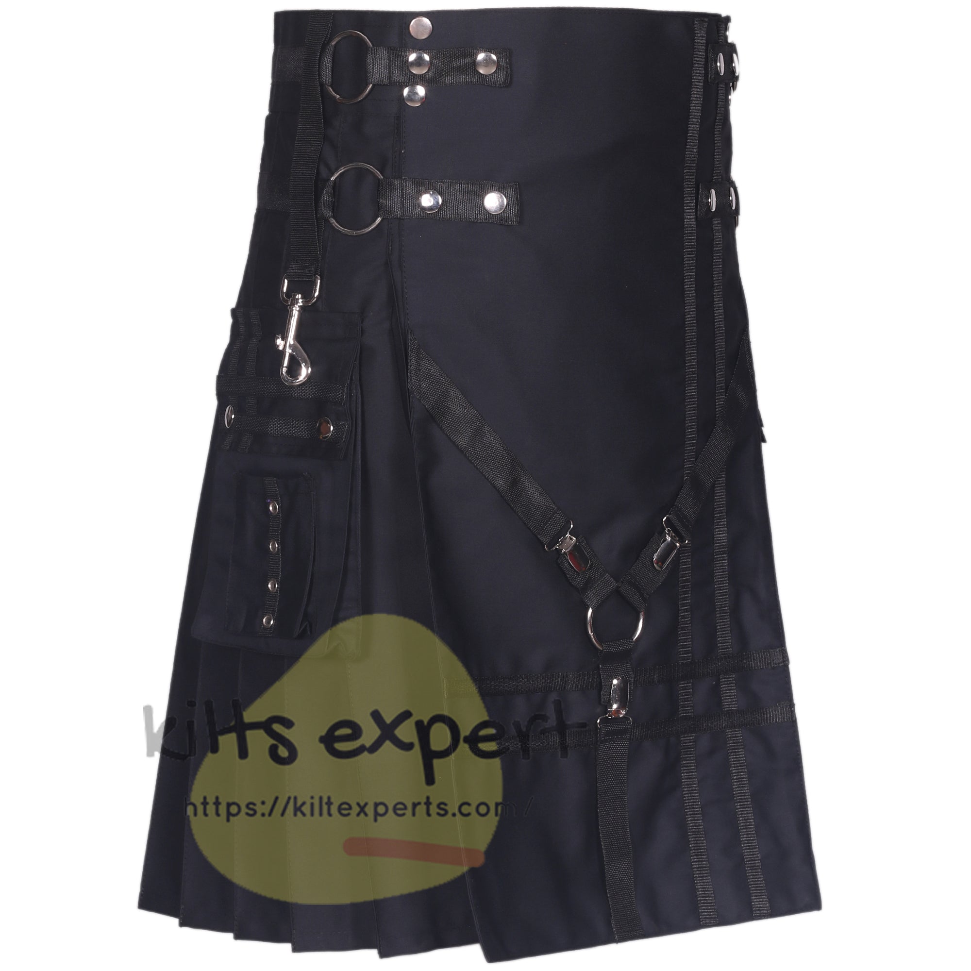 The Black Tactical Utility Kilt – Durable, Functional, and Stylish - Kilt Experts