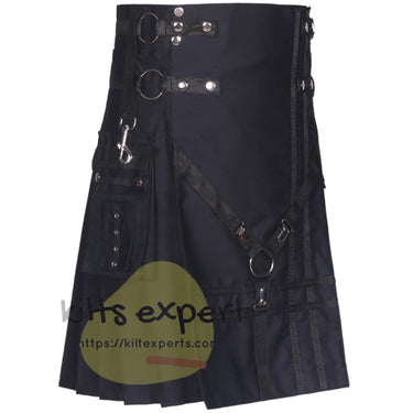 The Black Tactical Utility Kilt – Durable, Functional, and Stylish