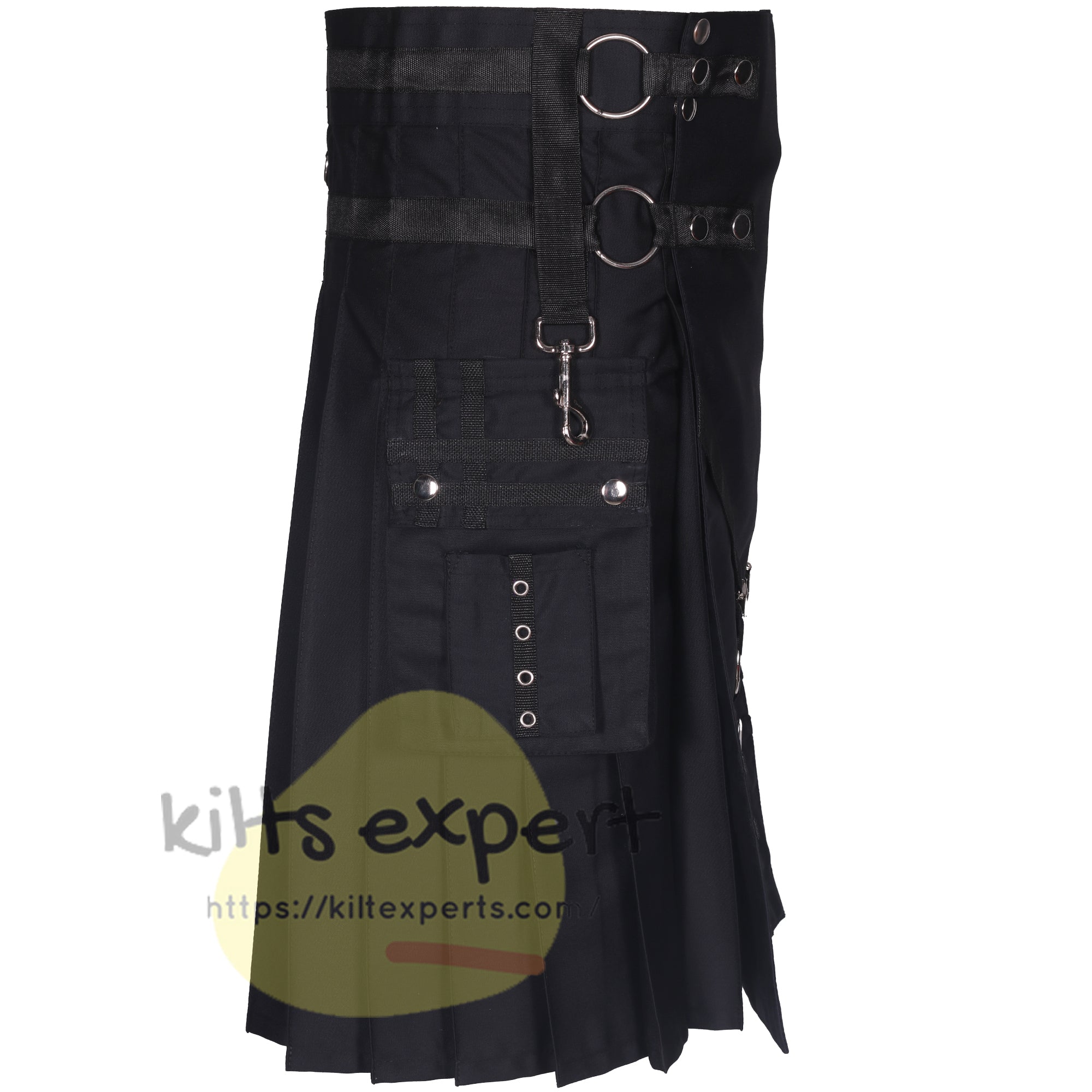 The Black Tactical Utility Kilt – Durable, Functional, and Stylish - Kilt Experts