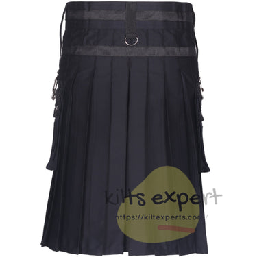 The Black Tactical Utility Kilt – Durable, Functional, and Stylish - Kilt Experts
