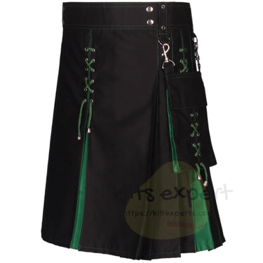 Utility Kilt Hybrid Modern 100% Cotton Jeans Kilt New For Men's - Kilt Experts