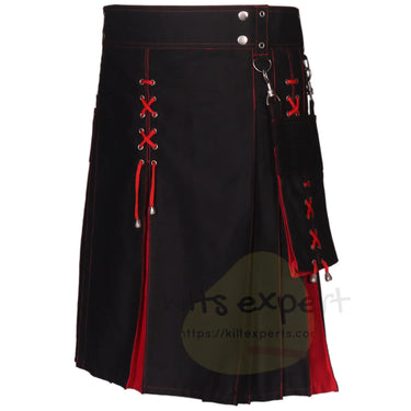 Utility Kilt Hybrid Modern 100% Cotton Jeans Kilt New For Men's - Kilt Experts