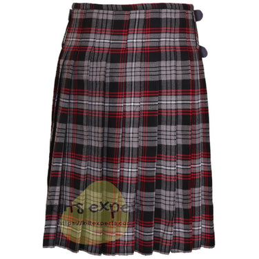 Auld Lang Syne Grey Tartan 8 And 5 Yards Kilt - Kilt Experts