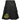 Black 4 Button Stylish Kilt With White Thread Kilt Experts