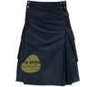 Black Cargo Utility Kilts For Men Kilt Experts
