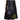 Black Fashion Leather Kilt With Red Apron And Chain Kilt Experts