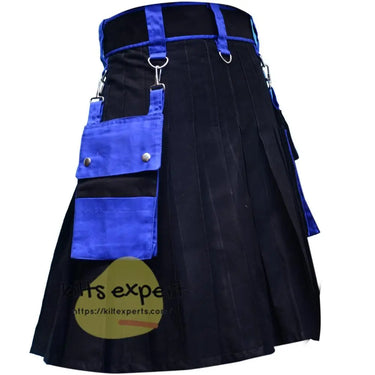 Black Fashionable Kilt For Men Kilt Experts