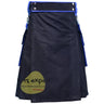 Black Fashionable Kilt For Men Kilt Experts