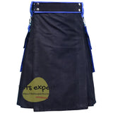 Black Fashionable Kilt For Men Kilt Experts