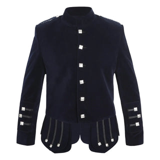Black Kenmore Doublet Jacket - Kilt Experts