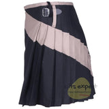 Black & Khaki Two Tone Modern Utility Kilts For Active Men Kilt Experts