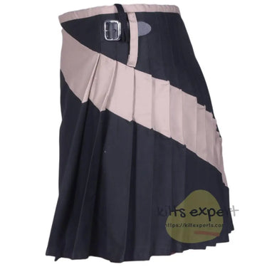 Black & Khaki Two Tone Modern Utility Kilts For Active Men Kilt Experts
