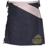 Black & Khaki Two Tone Modern Utility Kilts For Active Men Kilt Experts
