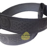 Black Leather Celtic Flower Kilt Belt Kilt Experts