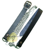 Black Leather Celtic Pin Lock Sporran Kilt Experts