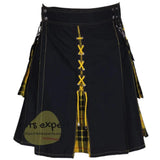 Black & Macleod Of Lewis Hybird Kilt With New Look Kilt Experts