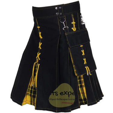 Black & Macleod Of Lewis Hybird Kilt With New Look Kilt Experts