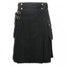 Black Modern Kilt For Men Kilt Experts