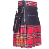 Black & Royal Stewart Modern Kilt For Men Kilt Experts