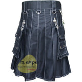 Black Stud Kilt For Men's Kilt Experts