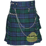 Black Watch Heavy 16Oz Stud Kilt Kilt Experts