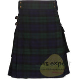 Black Watch Heavy 16Oz Utility Kilt - Kilt Experts
